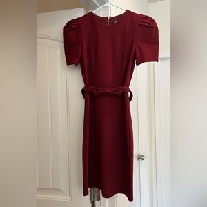 Burgundy Express Cocktail Dress
